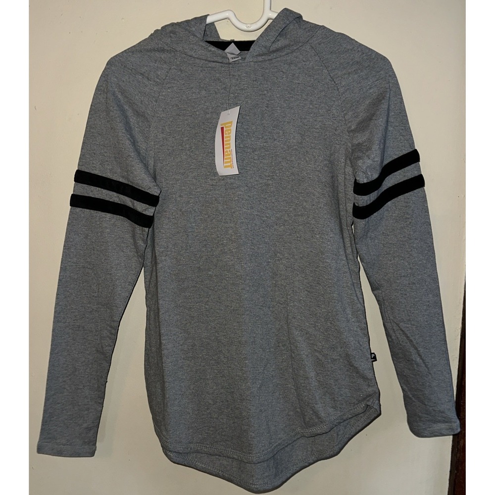 Pennant Sportswear Long Sleeved Gray Hooded Shirt Women's‎ New W/tags X-Small